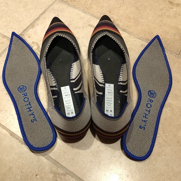 Retired Inverse stripe rothy’s size 7.5 - Picture 3 of 5